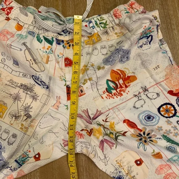 Anthropologie Lilka Floral and Script Pajama Pants - Picture 4 of 8